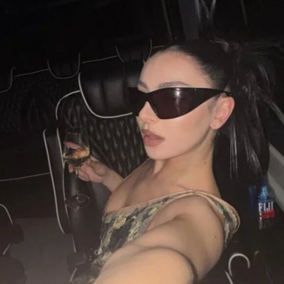 Givenchy Green & Blue Giv Cut Sunglasses as seen on Charli XCX - Picture 5 of 16